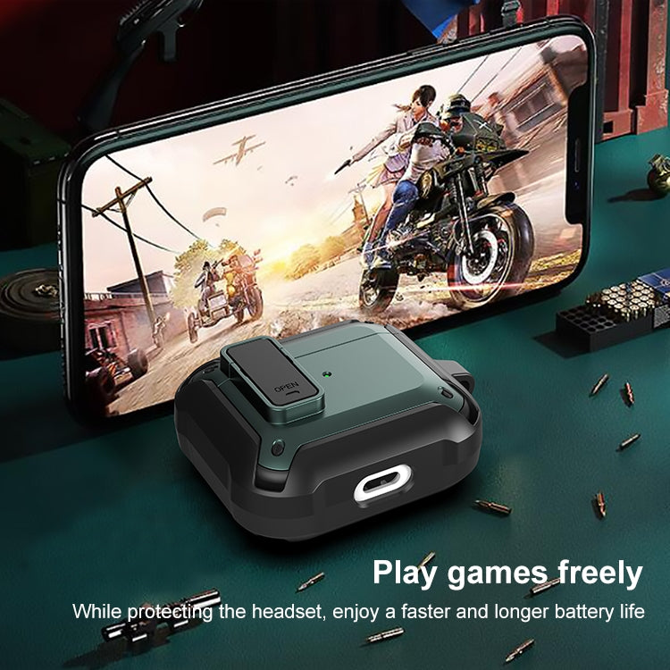 Funda protectora de silicona Bumblebee a prueba de golpes para auriculares inalámbricos con interruptor, para AirPods 3 Funda protectora de silicona Bumblebee a prueba de golpes para auriculares inalámbricos con interruptor, para AirPods 3