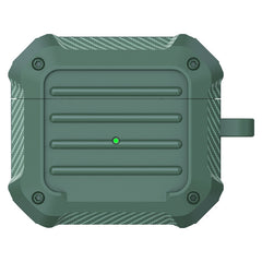 Estuche protector de TPU de fibra de carbono a prueba de golpes para auriculares inalámbricos, para AirPods 3