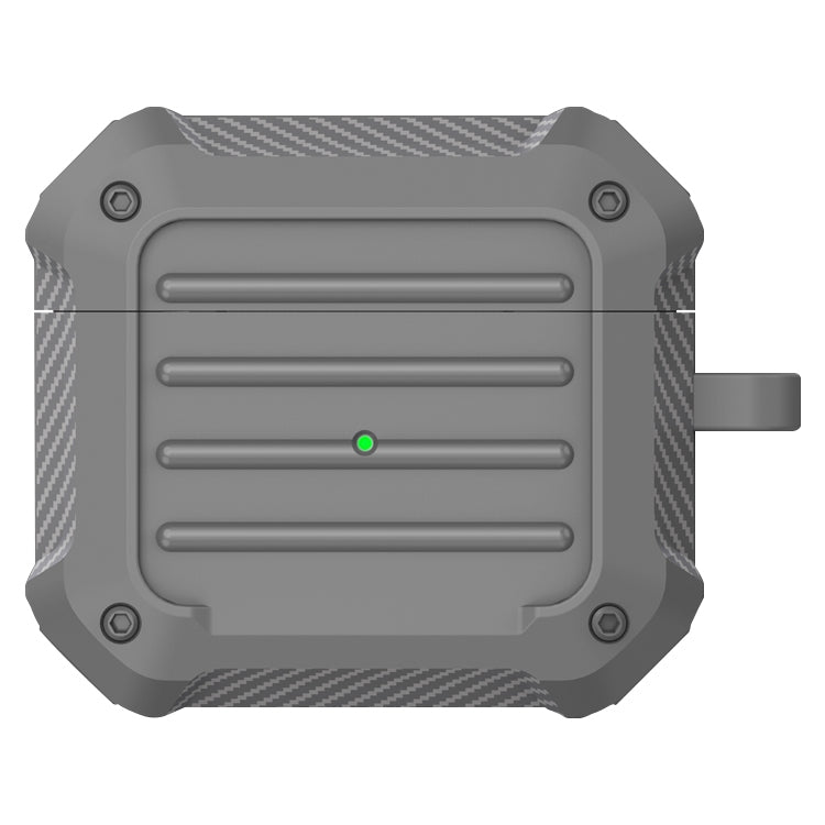 Estuche protector de TPU de fibra de carbono a prueba de golpes para auriculares inalámbricos, para AirPods 3 Estuche protector de TPU de fibra de carbono a prueba de golpes para auriculares inalámbricos, para AirPods 3