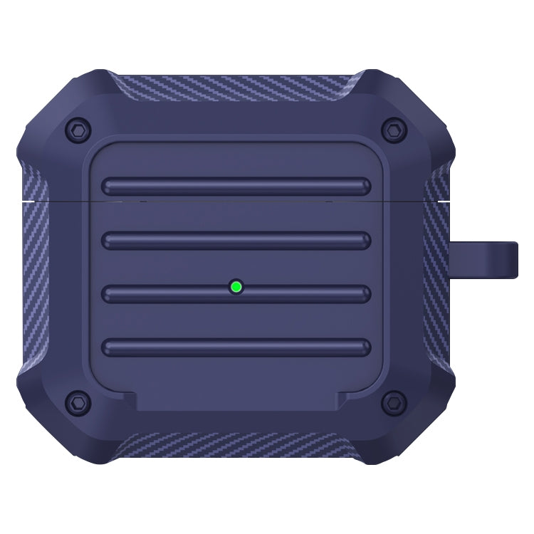 Estuche protector de TPU de fibra de carbono a prueba de golpes para auriculares inalámbricos, para AirPods 3 Estuche protector de TPU de fibra de carbono a prueba de golpes para auriculares inalámbricos, para AirPods 3