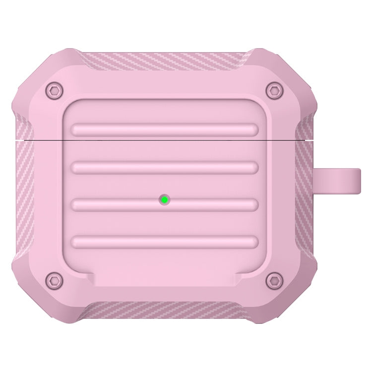 Estuche protector de TPU de fibra de carbono a prueba de golpes para auriculares inalámbricos, para AirPods 3 Estuche protector de TPU de fibra de carbono a prueba de golpes para auriculares inalámbricos, para AirPods 3