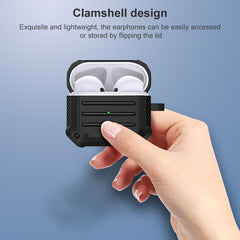 Estuche protector de TPU de fibra de carbono a prueba de golpes para auriculares inalámbricos, para AirPods 3