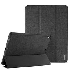 Funda para tableta DUX DUCIS Domo Series con tapa horizontal, magnética, de TPU + cuero PU, con soporte plegable triple y ranura para bolígrafo, para iPad Pro de 12,9 pulgadas 2017