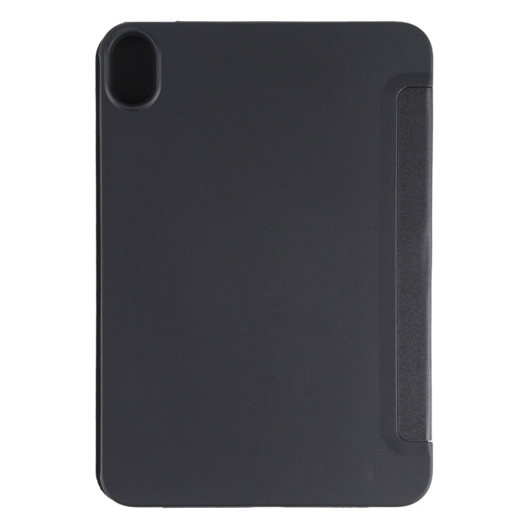 GEBEI Stoßfeste horizontale Flip-Tablet-Lederhülle mit dreifach klappbarem Halter, für iPad mini 2024 / mini 6 GEBEI Stoßfeste horizontale Flip-Tablet-Lederhülle mit dreifach klappbarem Halter, für iPad mini 2024 / mini 6