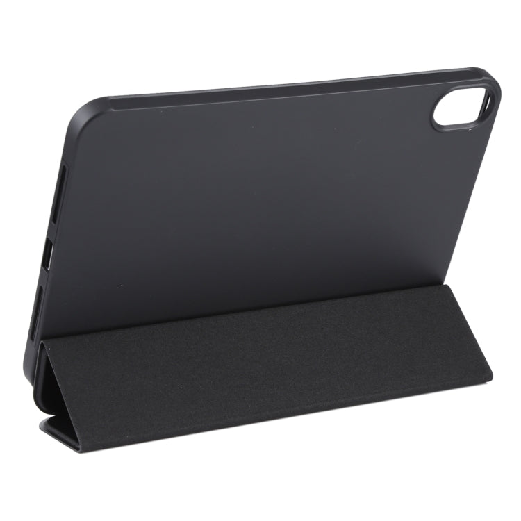 GEBEI Stoßfeste horizontale Flip-Tablet-Lederhülle mit dreifach klappbarem Halter, für iPad mini 2024 / mini 6 GEBEI Stoßfeste horizontale Flip-Tablet-Lederhülle mit dreifach klappbarem Halter, für iPad mini 2024 / mini 6