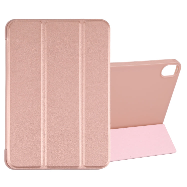 GEBEI Stoßfeste horizontale Flip-Tablet-Lederhülle mit dreifach klappbarem Halter, für iPad mini 2024 / mini 6 GEBEI Stoßfeste horizontale Flip-Tablet-Lederhülle mit dreifach klappbarem Halter, für iPad mini 2024 / mini 6