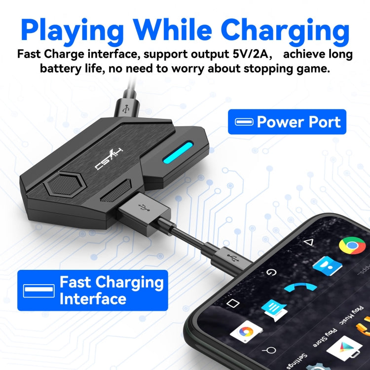 HXSJ P3 Bluetooth 5.0 Tastatur-Maus-Konverter Schießspiel Hilfswerkzeug HXSJ P3 Bluetooth 5.0 Tastatur-Maus-Konverter Schießspiel Hilfswerkzeug