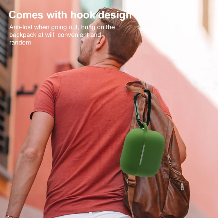 Funda protectora de silicona para auriculares inalámbricos con gancho para AirPods 3 Funda protectora de silicona para auriculares inalámbricos con gancho para AirPods 3