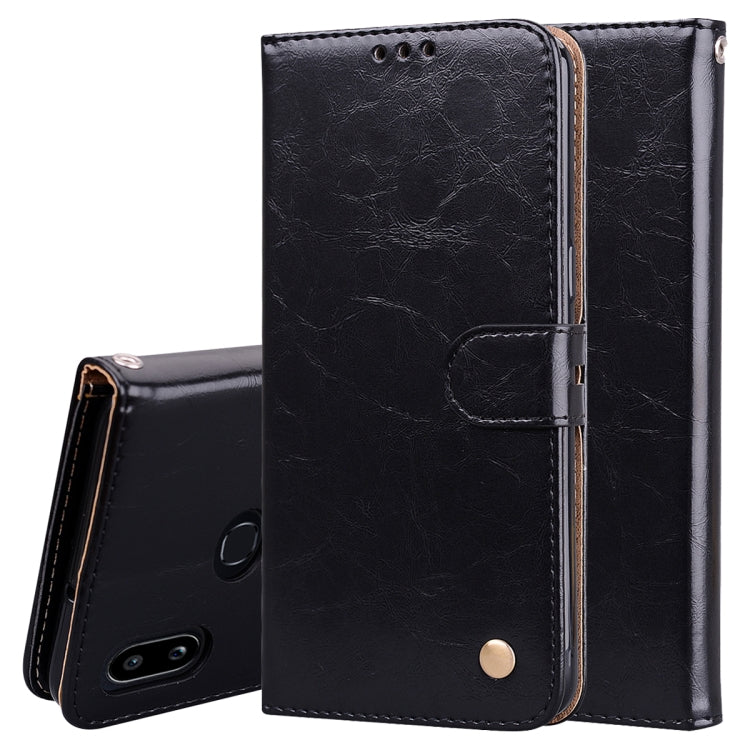Business Style Oil Wax Texture Horizontal Flip Leather Case, with Holder & Card Slots & Wallet Business Style Oil Wax Texture Horizontal Flip Leather Case, with Holder & Card Slots & Wallet