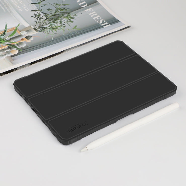 Funda de cuero con tapa horizontal para tableta de la serie Mutural Pinyue con soporte, ranura para lápiz y función de suspensión/activación, para iPad mini 6/mini 2024 Funda de cuero con tapa horizontal para tableta de la serie Mutural Pinyue con soporte, ranura para lápiz y función de suspensión/activación, para iPad mini 6/mini 2024