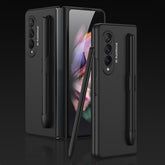 Funda abatible ultrafina de cobertura total para teléfono GKK con ranura para bolígrafo, para Samsung Galaxy Z Fold3 5G