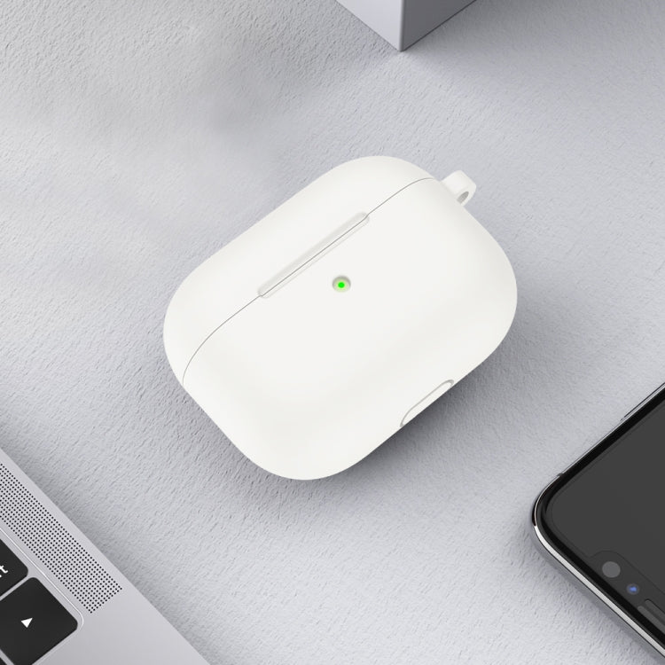 Funda protectora de silicona gruesa con parte inferior redonda para auriculares con gancho para AirPods 3 Funda protectora de silicona gruesa con parte inferior redonda para auriculares con gancho para AirPods 3