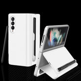 Funda de cuero ultrafina con tapa horizontal y ranura para bolígrafo GKK para Samsung Galaxy Z Fold3 5G