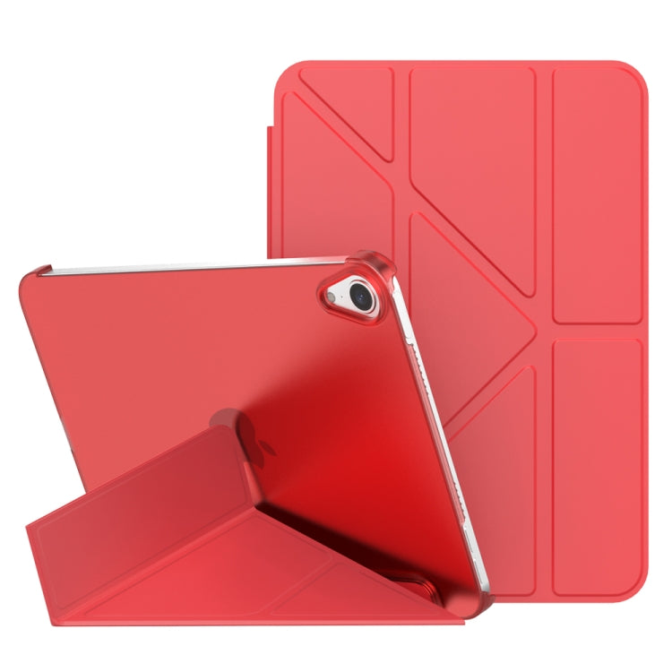 Funda de cuero para tableta deformable de PC translúcida mate de doble cara con soporte y función de suspensión/activación, para iPad mini 2024 / mini 6 Funda de cuero para tableta deformable de PC translúcida mate de doble cara con soporte y función de suspensión/activación, para iPad mini 2024 / mini 6