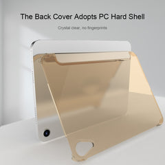 Funda de cuero translúcida mate de doble cara para tableta con soporte plegable en 3 direcciones y función de suspensión/activación, para iPad mini 2024/mini 6