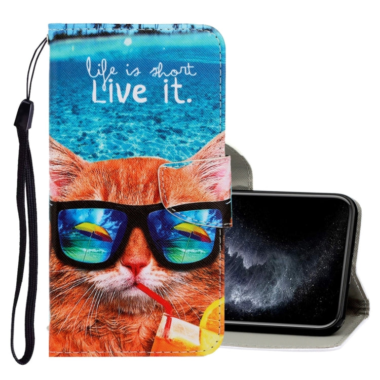 3D Colored Drawing Horizontal Flip PU Leather Case with Holder & Card Slots & Wallet, For iPhone 11 Pro 3D Colored Drawing Horizontal Flip PU Leather Case with Holder & Card Slots & Wallet, For iPhone 11 Pro