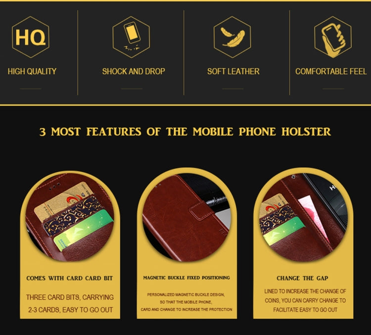 idewei Crazy Horse Texture Horizontal Flip Leather Phone Case with Holder & Card Slots & Wallet, For Google Pixel 6, For Google Pixel 6 Pro, For OPPO A55 idewei Crazy Horse Texture Horizontal Flip Leather Phone Case with Holder & Card Slots & Wallet, For Google Pixel 6, For Google Pixel 6 Pro, For OPPO A55