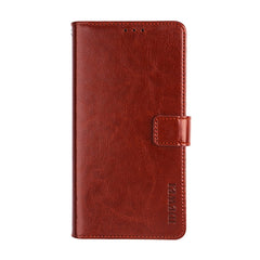 idewei Crazy Horse Texture Horizontal Flip Leather Phone Case with Holder & Card Slots & Wallet, For Xiaomi Redmi Note 11, For Xiaomi Redmi Note 11 Pro, For Samsung Galaxy M52 5G