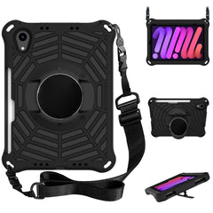 Funda para tableta Spider King EVA con correa para el hombro, soporte y ranura para bolígrafo, para iPad mini 2024/mini 6
