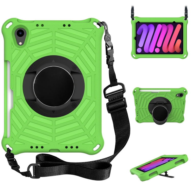 Funda para tableta Spider King EVA con correa para el hombro, soporte y ranura para bolígrafo, para iPad mini 2024/mini 6 Funda para tableta Spider King EVA con correa para el hombro, soporte y ranura para bolígrafo, para iPad mini 2024/mini 6