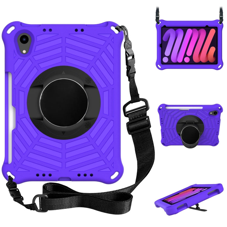 Funda para tableta Spider King EVA con correa para el hombro, soporte y ranura para bolígrafo, para iPad mini 2024/mini 6 Funda para tableta Spider King EVA con correa para el hombro, soporte y ranura para bolígrafo, para iPad mini 2024/mini 6