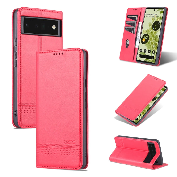 AZNS Magnetic Calf Texture Horizontal Flip Phone Leather Case, For Google Pixel 6, For Google Pixel 6 Pro, For Xiaomi Mi 11T / 11T Pro AZNS Magnetic Calf Texture Horizontal Flip Phone Leather Case, For Google Pixel 6, For Google Pixel 6 Pro, For Xiaomi Mi 11T / 11T Pro