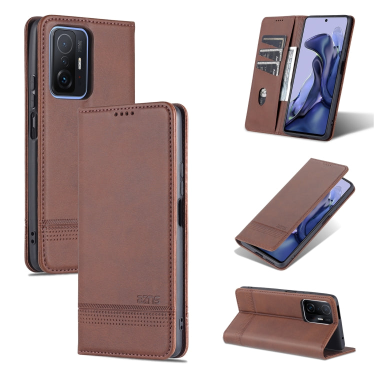 AZNS Magnetic Calf Texture Horizontal Flip Phone Leather Case, For Google Pixel 6, For Google Pixel 6 Pro, For Xiaomi Mi 11T / 11T Pro AZNS Magnetic Calf Texture Horizontal Flip Phone Leather Case, For Google Pixel 6, For Google Pixel 6 Pro, For Xiaomi Mi 11T / 11T Pro