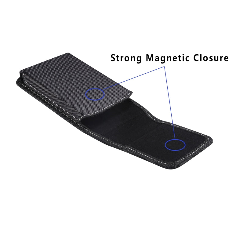 Magnetic Oxford Cloth Hanging Waist Phone Leather Case, For 5.8-6.1 inch Smartphones, For 6.5 inch Smartphones, For 6.7-6.9 inch Smartphones Magnetic Oxford Cloth Hanging Waist Phone Leather Case, For 5.8-6.1 inch Smartphones, For 6.5 inch Smartphones, For 6.7-6.9 inch Smartphones