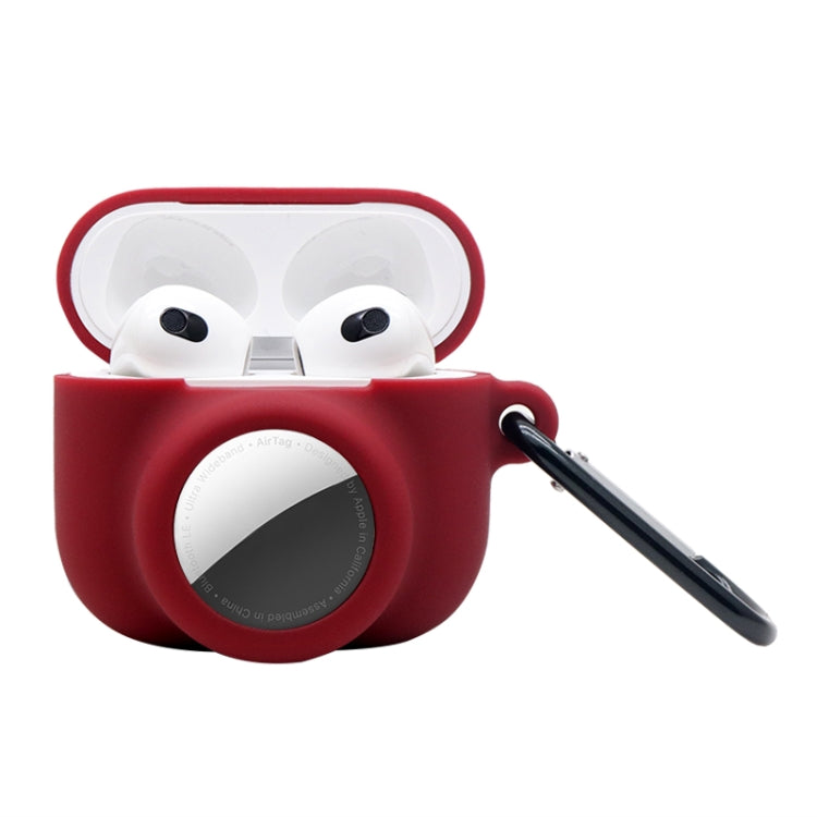 2 in 1 Shockproof Full Coverage Silicone Protective Case For AirPods 3 / AirTag, For AirPods 3 / AirTag 2 in 1 Shockproof Full Coverage Silicone Protective Case For AirPods 3 / AirTag, For AirPods 3 / AirTag