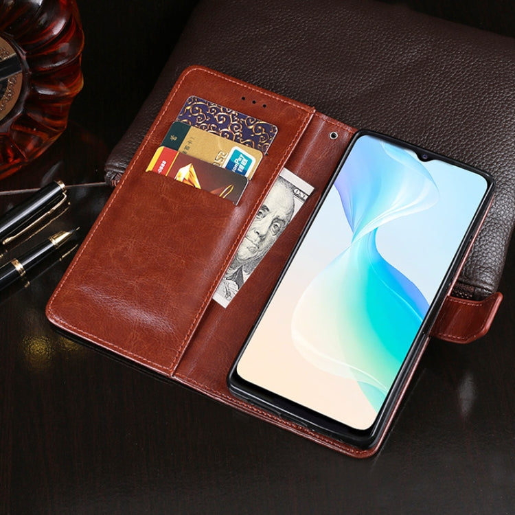 idewei Crazy Horse Texture Leather Phone Case with Holder & Card Slots & Wallet, For vivo Y33s, For Xiaomi Mi 11T idewei Crazy Horse Texture Leather Phone Case with Holder & Card Slots & Wallet, For vivo Y33s, For Xiaomi Mi 11T
