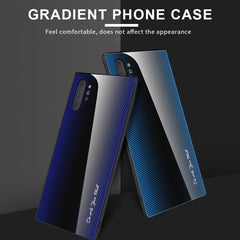 Texture Gradient Glass Protective Case, For Galaxy Note 10 Pro, For Galaxy S10, For iPhone SE 2022 / SE 2020 / 8 / 7, For iPhone XS Max
