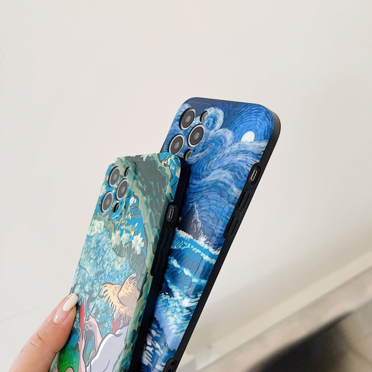 Oil Painting IMD Straight TPU Protective Phone Case, For iPhone 13 Pro Max, For iPhone 13 Pro, For iPhone 13 Oil Painting IMD Straight TPU Protective Phone Case, For iPhone 13 Pro Max, For iPhone 13 Pro, For iPhone 13