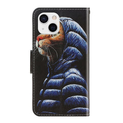3D Colored Drawing Horizontal Flip Leather Phone Case, For iPhone 13 mini