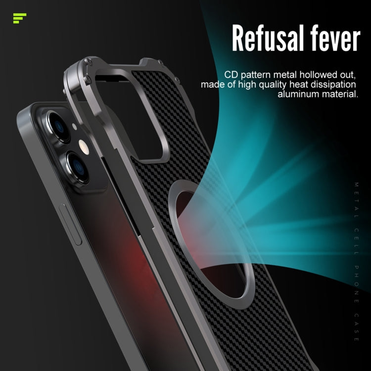 R-JUST RJ51 - Funda protectora de metal hueca a prueba de golpes para iPhone 12/12 Pro, iPhone 12 Pro Max R-JUST RJ51 - Funda protectora de metal hueca a prueba de golpes para iPhone 12/12 Pro, iPhone 12 Pro Max