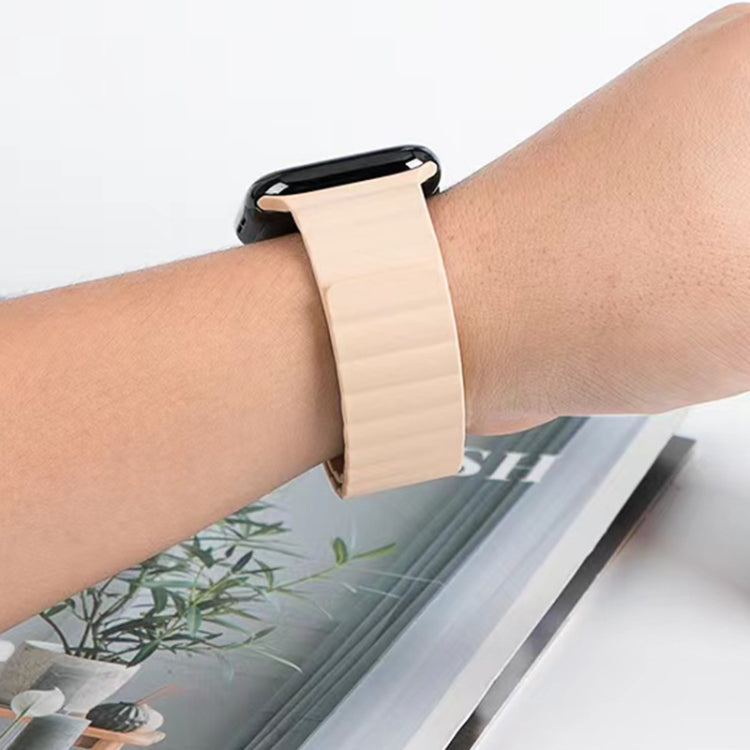 Mutural Liquid Silicone Magnetic Strap Watchband For Apple Watch Series, 7 41mm / 6&SE&5&4 40mm / 3&2&1 38mm, 7 45mm / 6&SE&5&4 44mm / 3&2&1 42mm Mutural Liquid Silicone Magnetic Strap Watchband For Apple Watch Series, 7 41mm / 6&SE&5&4 40mm / 3&2&1 38mm, 7 45mm / 6&SE&5&4 44mm / 3&2&1 42mm