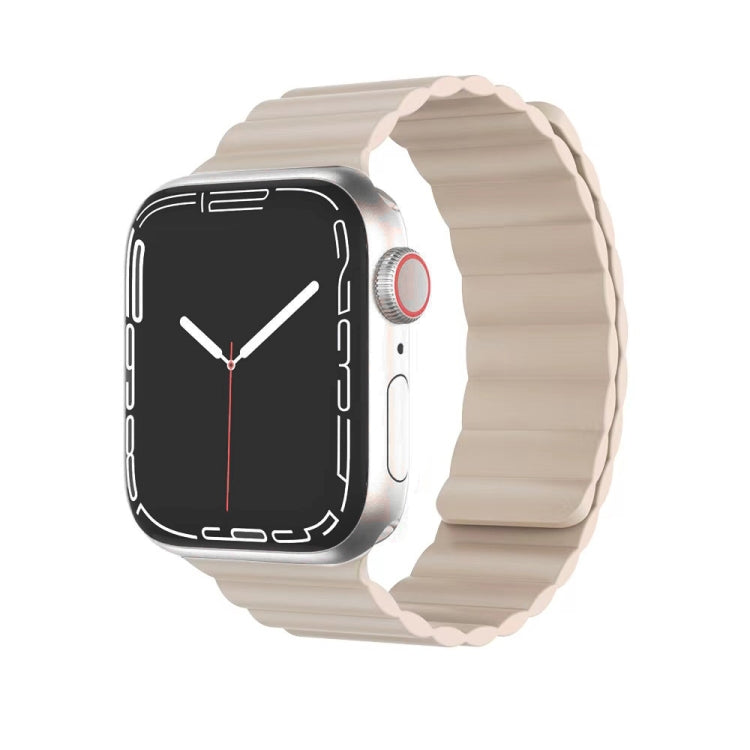 Mutural Liquid Silicone Magnetic Strap Watchband For Apple Watch Series, 7 41mm / 6&SE&5&4 40mm / 3&2&1 38mm, 7 45mm / 6&SE&5&4 44mm / 3&2&1 42mm Mutural Liquid Silicone Magnetic Strap Watchband For Apple Watch Series, 7 41mm / 6&SE&5&4 40mm / 3&2&1 38mm, 7 45mm / 6&SE&5&4 44mm / 3&2&1 42mm