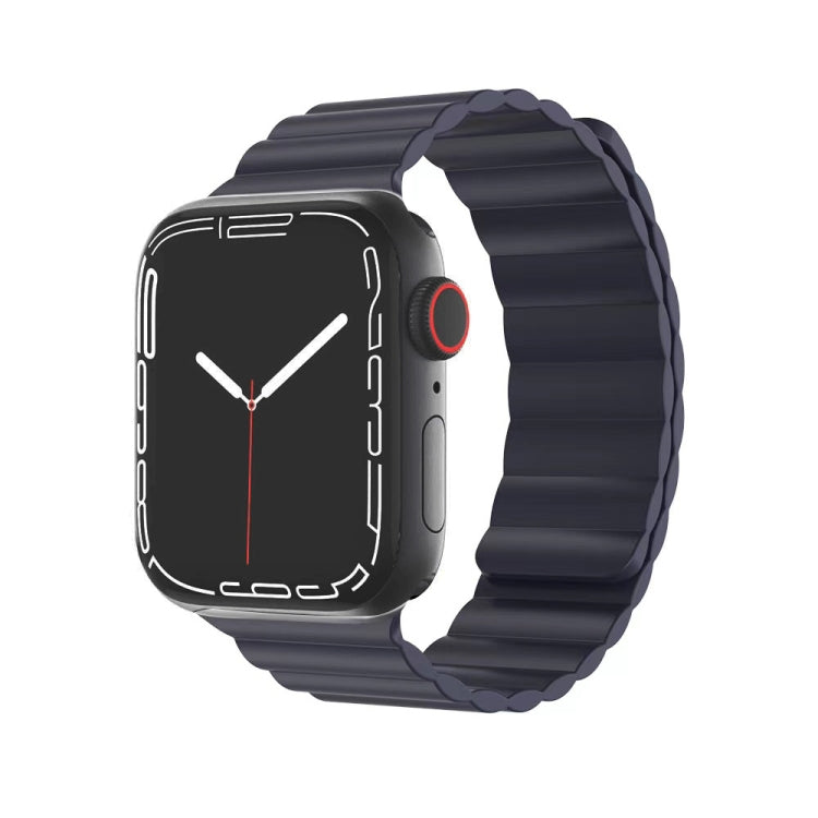 Mutural Liquid Silicone Magnetic Strap Watchband For Apple Watch Series, 7 41mm / 6&SE&5&4 40mm / 3&2&1 38mm, 7 45mm / 6&SE&5&4 44mm / 3&2&1 42mm Mutural Liquid Silicone Magnetic Strap Watchband For Apple Watch Series, 7 41mm / 6&SE&5&4 40mm / 3&2&1 38mm, 7 45mm / 6&SE&5&4 44mm / 3&2&1 42mm