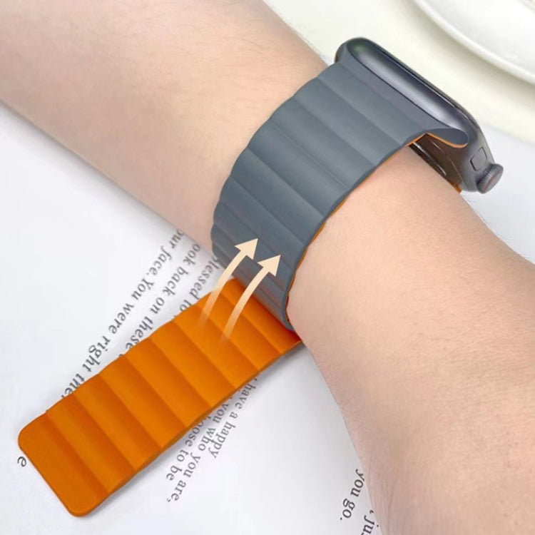 Mutural Moran Series Liquid Silicone Magnetic Strap Watchband For Apple Watch Series, 7 41mm / 6&SE&5&4 40mm / 3&2&1 38mm, 7 45mm / 6&SE&5&4 44mm / 3&2&1 42mm Mutural Moran Series Liquid Silicone Magnetic Strap Watchband For Apple Watch Series, 7 41mm / 6&SE&5&4 40mm / 3&2&1 38mm, 7 45mm / 6&SE&5&4 44mm / 3&2&1 42mm