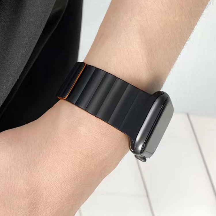 Mutural Moran Series Liquid Silicone Magnetic Strap Watchband For Apple Watch Series, 7 41mm / 6&SE&5&4 40mm / 3&2&1 38mm, 7 45mm / 6&SE&5&4 44mm / 3&2&1 42mm Mutural Moran Series Liquid Silicone Magnetic Strap Watchband For Apple Watch Series, 7 41mm / 6&SE&5&4 40mm / 3&2&1 38mm, 7 45mm / 6&SE&5&4 44mm / 3&2&1 42mm