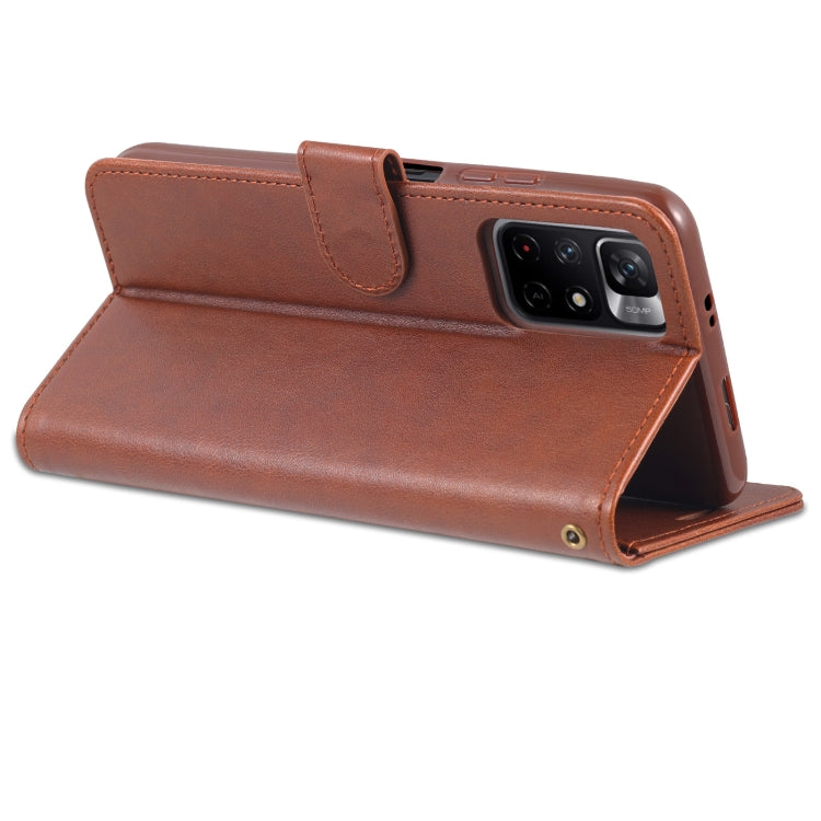 AZNS Sheepskin Texture Horizontal Flip Leather Phone Case with Holder & Card Slots & Wallet, For Xiaomi Redmi Note 11 / Poco M4 Pro 5G AZNS Sheepskin Texture Horizontal Flip Leather Phone Case with Holder & Card Slots & Wallet, For Xiaomi Redmi Note 11 / Poco M4 Pro 5G