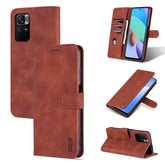 AZNS Skin Feel Calf Texture Horizontal Flip Leather Phone Case with Card Slots & Holder & Wallet, For Xiaomi Redmi Note 11 / Poco M4 Pro 5G