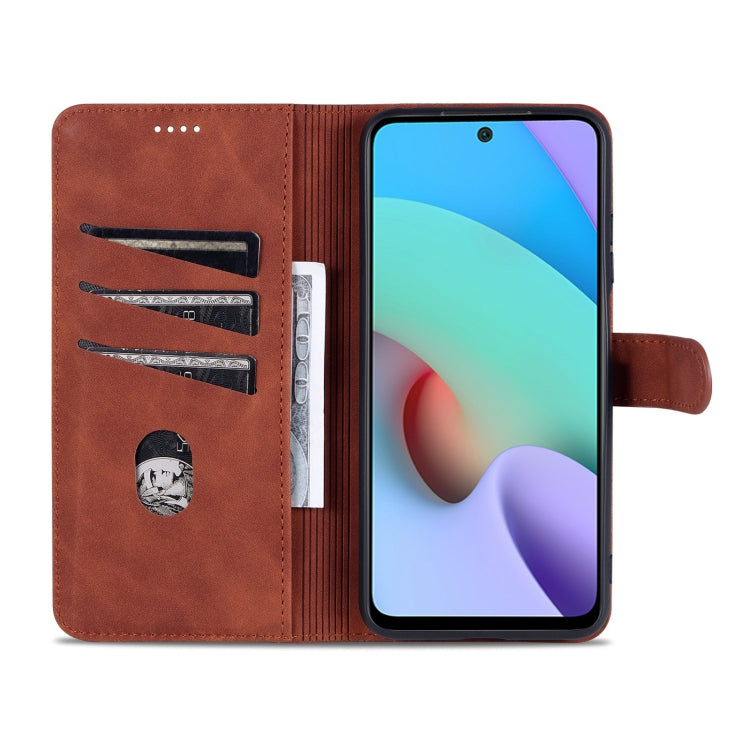 AZNS Skin Feel Calf Texture Horizontal Flip Leather Phone Case with Card Slots & Holder & Wallet, For Xiaomi Redmi Note 11 / Poco M4 Pro 5G AZNS Skin Feel Calf Texture Horizontal Flip Leather Phone Case with Card Slots & Holder & Wallet, For Xiaomi Redmi Note 11 / Poco M4 Pro 5G