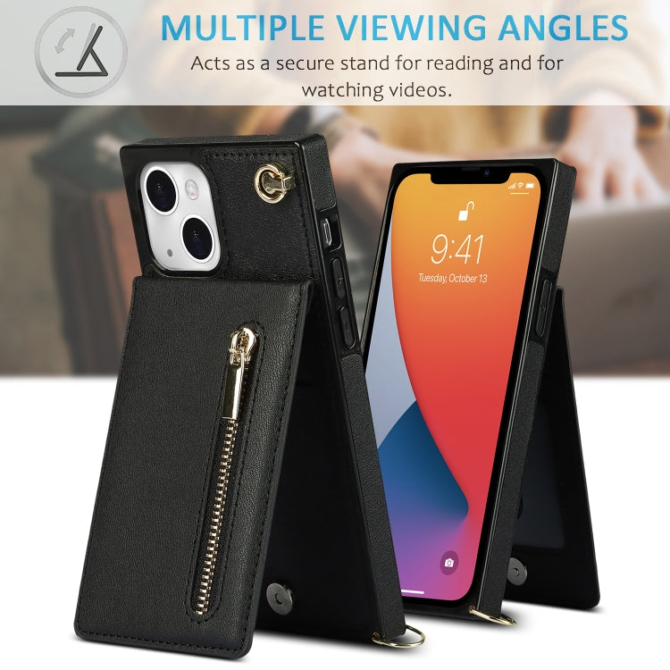 Cross-body Zipper Square Phone Case with Holder, For iPhone 13 mini, For iPhone 13, For iPhone 13 Pro, For iPhone 13 Pro Max Cross-body Zipper Square Phone Case with Holder, For iPhone 13 mini, For iPhone 13, For iPhone 13 Pro, For iPhone 13 Pro Max