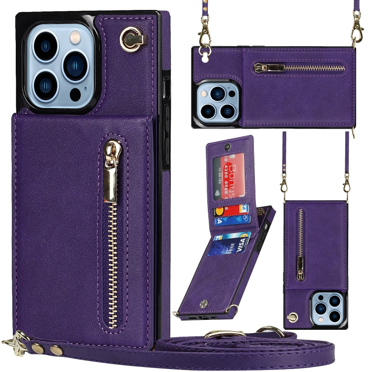 Cross-body Zipper Square Phone Case with Holder, For iPhone 13 mini, For iPhone 13, For iPhone 13 Pro, For iPhone 13 Pro Max Cross-body Zipper Square Phone Case with Holder, For iPhone 13 mini, For iPhone 13, For iPhone 13 Pro, For iPhone 13 Pro Max