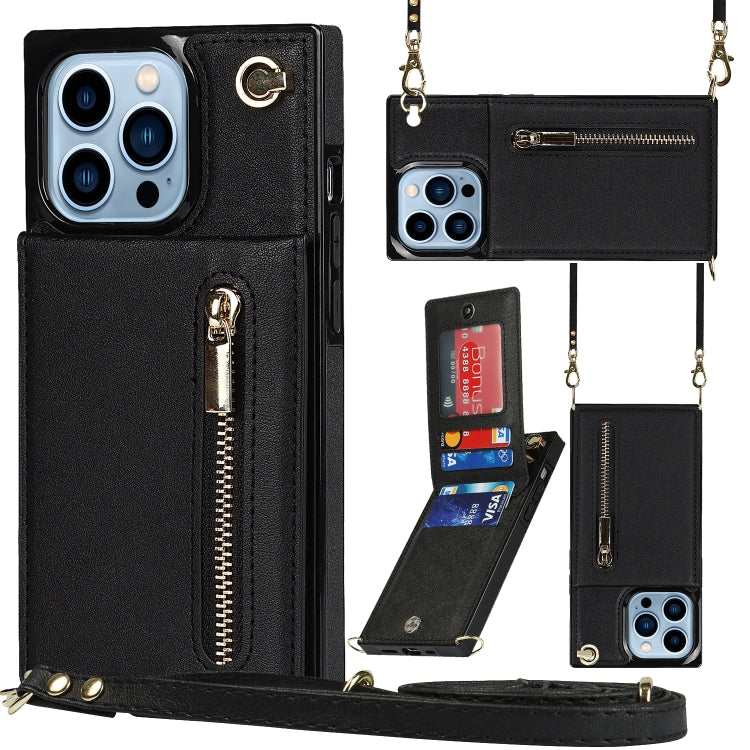 Cross-body Zipper Square Phone Case with Holder, For iPhone 13 mini, For iPhone 13, For iPhone 13 Pro, For iPhone 13 Pro Max Cross-body Zipper Square Phone Case with Holder, For iPhone 13 mini, For iPhone 13, For iPhone 13 Pro, For iPhone 13 Pro Max