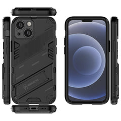 Punk Armor 2 in 1 PC + TPU Phone Case with Invisible Holder, For iPhone 13 mini, For iPhone 13, For iPhone 13 Pro
