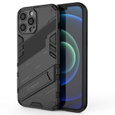 Punk Armor 2 in 1 PC + TPU Phone Case with Invisible Holder, For iPhone 13 Pro Max