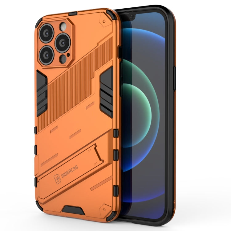 Punk Armor 2 in 1 PC + TPU Phone Case with Invisible Holder, For iPhone 13 Pro Max Punk Armor 2 in 1 PC + TPU Phone Case with Invisible Holder, For iPhone 13 Pro Max