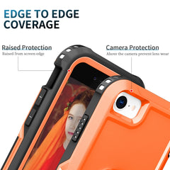Funda para teléfono 3 en 1 de PC + TPU con soporte para anillo, para iPhone SE 2022 / SE 2020 / 8 / 7, para iPhone 8 Plus y 7 Plus, para iPhone 11, para iPhone 11 Pro, para iPhone 11 Pro Max