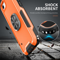 Funda para teléfono 3 en 1 de PC + TPU con soporte para anillo, para iPhone SE 2022 / SE 2020 / 8 / 7, para iPhone 8 Plus y 7 Plus, para iPhone 11, para iPhone 11 Pro, para iPhone 11 Pro Max